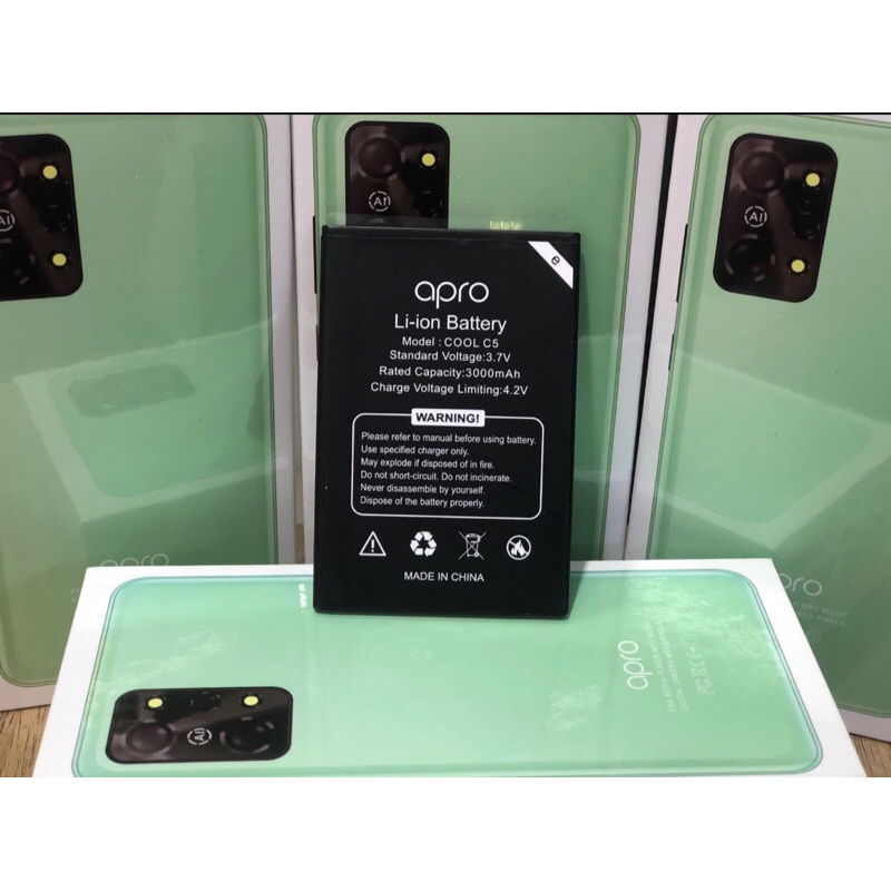 แบตเตอร์รี่มือถือBatteryยี่ห้อaproใช้ได้กับรุ่นC5eสินค้าใหม่