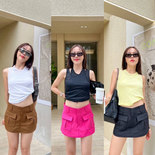 Ppickme•V2303 New in 💓💓 midi skort  มาแล้วค่าาาา กระโปรงกางเกงรุ่นใหม่ของทางร้าน  ตัวนี้คือตัวมัมสุดๆ ผ้าดีตาแตกกก