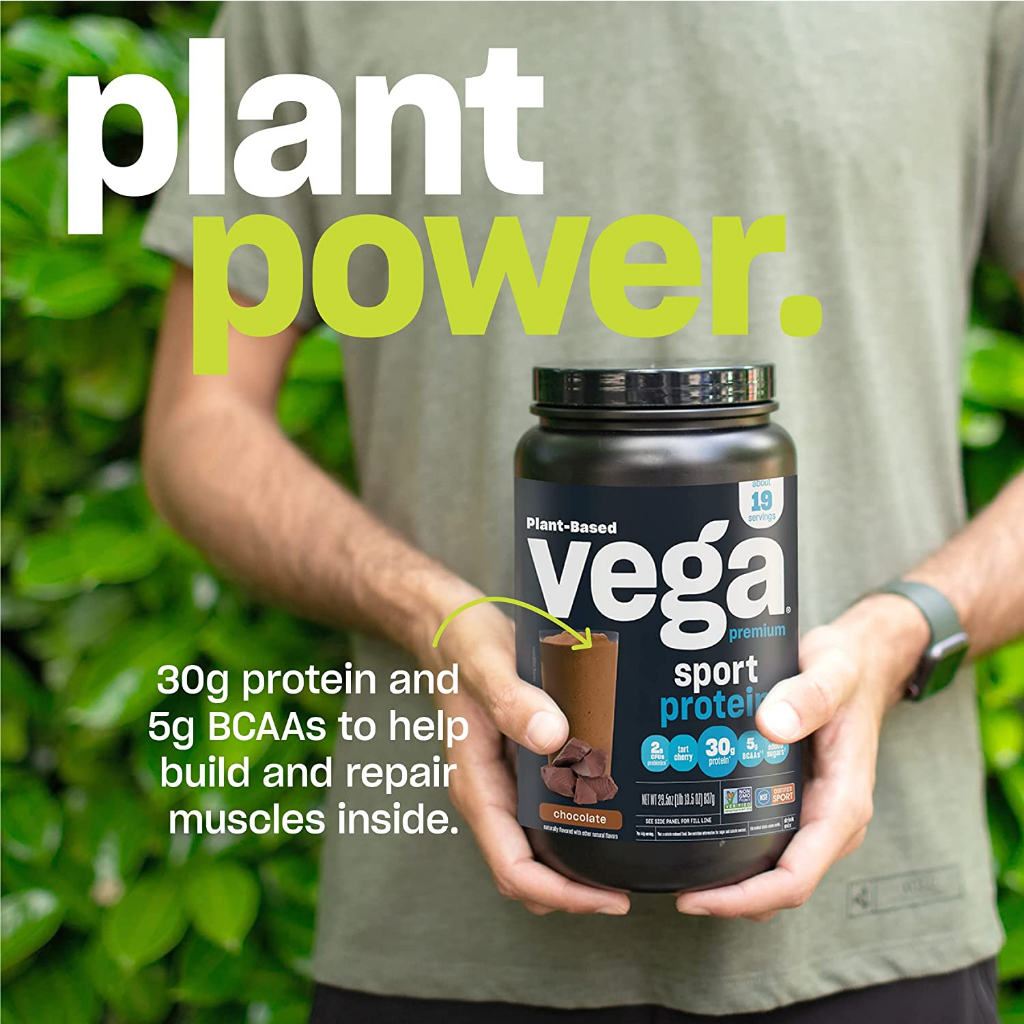 โปรตีนจากพืช เกรดพรีเมี่ยม Vega Plant-Based Premium Protein Powder