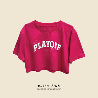 ULTRA PINK CROP เสื้อยืดครอป