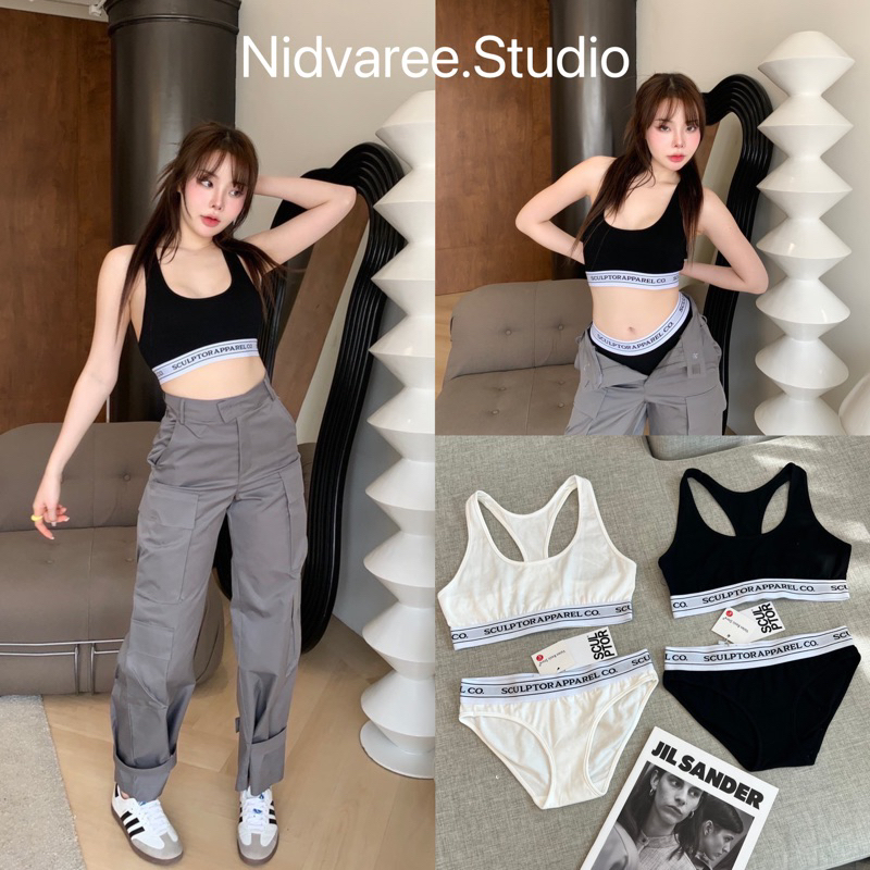 Sculptor bra sport เซ็ตสปอร์ตบาร์ 🖤 VALEN BASIC STORE