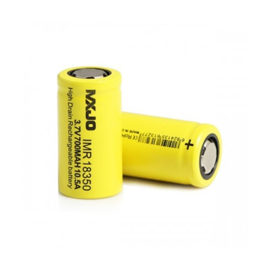 พร้อมส่ง!!! แบตเตอรี่ MXJO IMR 18350 10.5A 700 MAh Battery 2 ก้อน