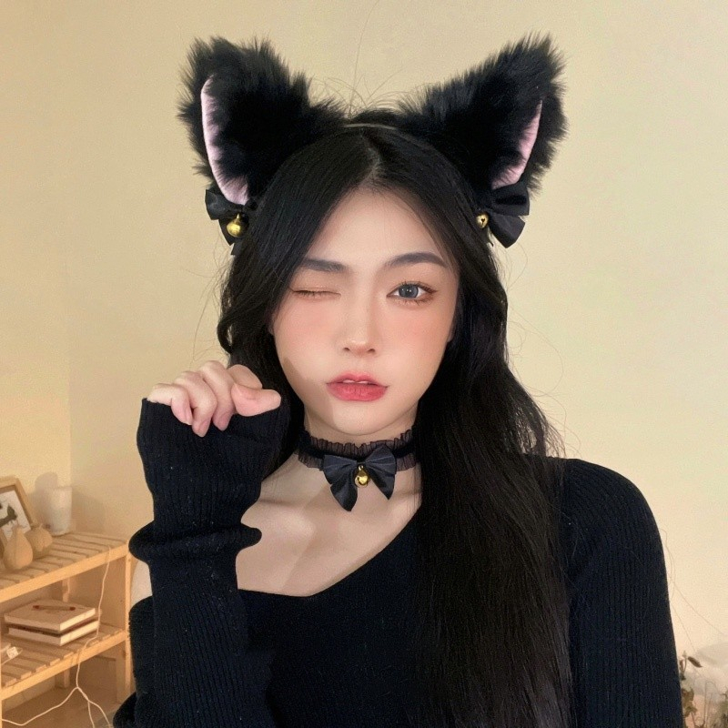 HBC02 🐾 ที่คาดผมหูแมว🐈น่ารักมาก คอสเพลย์ ทรงสวยใส่สบาย ที่คาดผมเกาหลี มีโค้ดส่งฟรี คุณภาพดี พร้อมส่งจากไทย