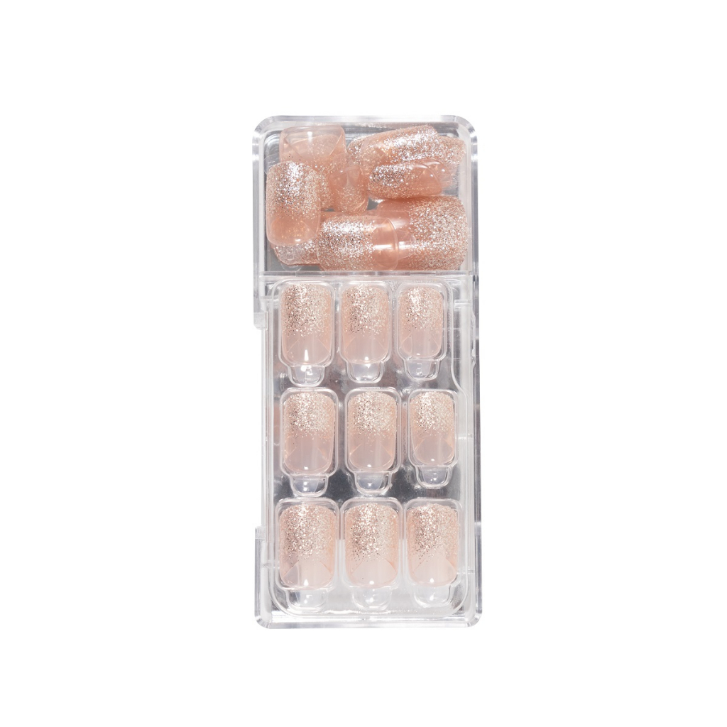 GLAZE & GLAM เล็บปลอม เล็บเจลปลอม เล็บปลอมสำเร็จรูป เล็บปลอมพร้อมเทปกาวในตัว PRESS ON NAILS / PM0088 / 30 PCS - รูปที่ 2