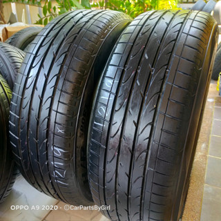 (ราคาต่อ เส้น ) ยาง% ฺBridgestone Dueler 225/55/18  ฺปี19 (1219) ปะสตีม 2 จุด ไม่มีผลต่อการใช้งาน