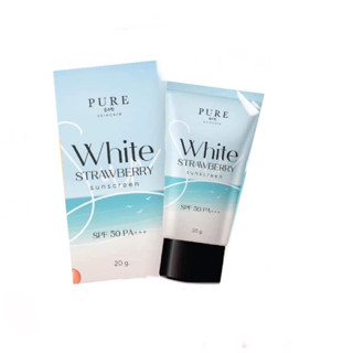 กันแดดเพียว PURE White Strawberry SPF 50 PA+++