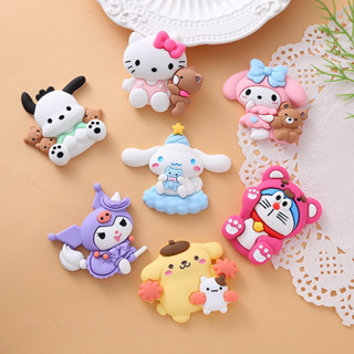 เรซิ่นตัวการ์ตูน ขนาดใหญ่ อุปกรณ์ของตกแต่งงาน DIY เคสมือถือ