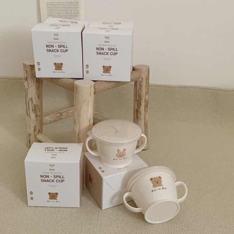 [ซื้อจากVideo&Liveลด100] พร้อมส่งในไทย🧸ถ้วยเก็บขนมขบเขี้ยว มี 2 หูจับมีฝาปิด - รูปที่ 7