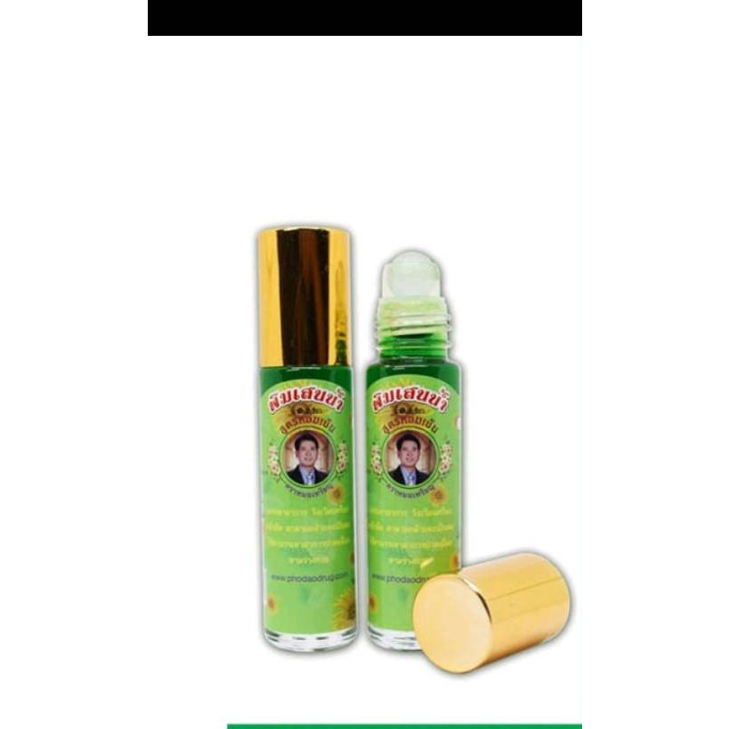 ผลิตภัณฑ์พิมเสนน้ำสีเขียวตราโพธิ์ดาว 7CC