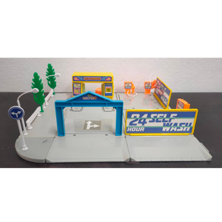 Tomica Town Coin Carwash Playset โทมิก้า ทาวน์ ฉาก ร้านล้างรถ 24 ชม.