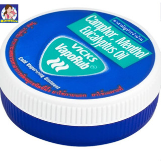 🌿Vicks Vaporub วิคส์ วาโปรับ เหมาะสำหรับคนเป็นหวัด คัดจมูก 10 กรัม  วิคส์ วาโปรับ