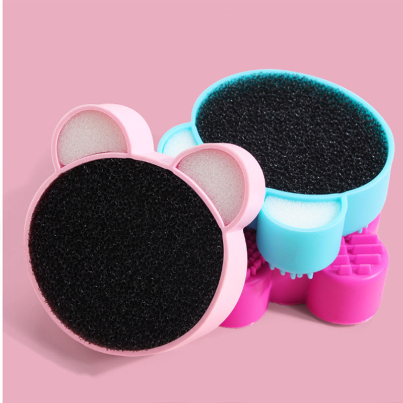 ID888 อุปกรณ์ทําความสะอาดแปรงแต่งหน้าซิลิโคนแบบแห้งและเปียก