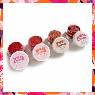 soft cheek บรัชเนื้อมูส สีสวยไม่อุดตันทาได้ทั้งตาแก้มปาก สวยใสออร่า ขนาด 5กรัม.