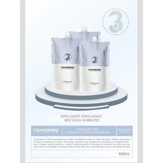 น้ำยาดัด ยืด 3+ เชสวี่ changeway โกรก 680ml. ดัดสปาเพิร์ม ยืดโคนดัดปลาย