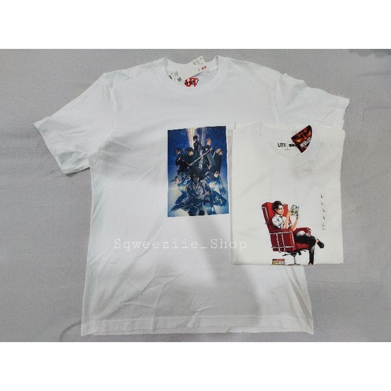 พร้อมส่ง แท้ จาก 🇯🇵 👕เสื้อยืด Uniqlo Attack on Titan UT collection & UTme! เสื้อยืดไททัน
