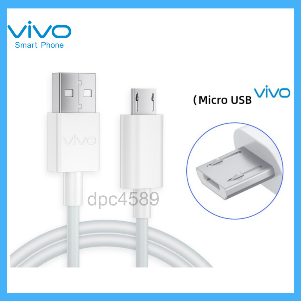 VIVO 10W 2A สายชาร์จ USB MICRO 2.0 CABLE V5 V7 V9 V11 V5 V15 PRO Y11 Y12 Y15 Y17 และอีกหลายรุ่น ชาร์
