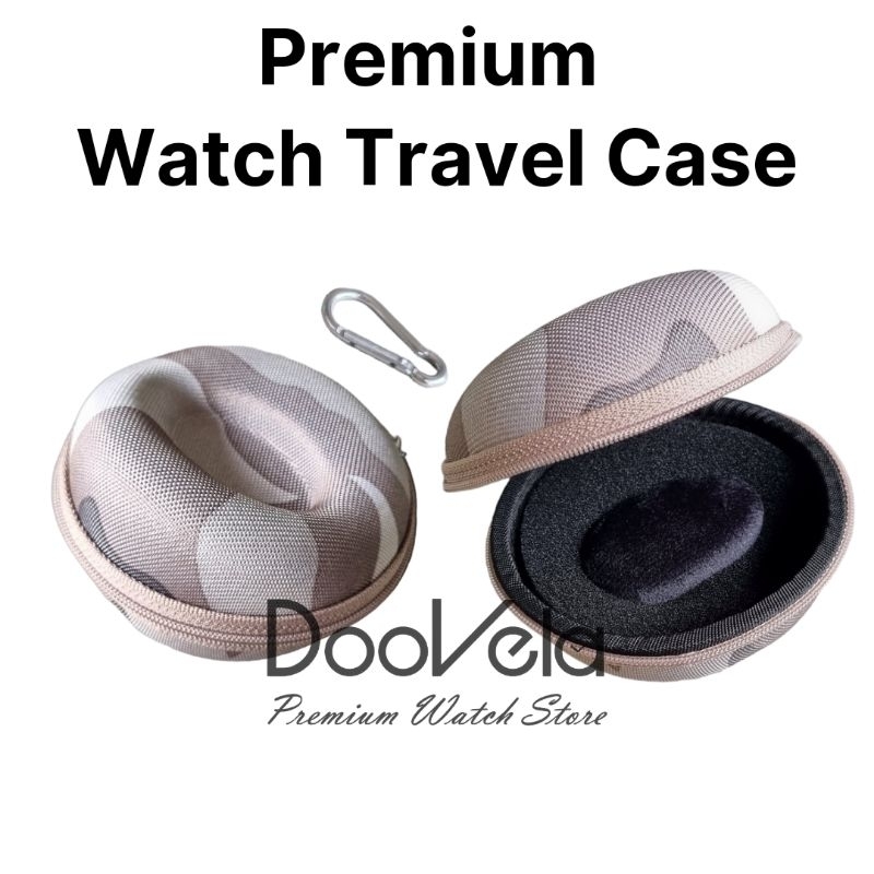 กล่องใส่นาฬิกาพกพาเกรดพรีเมี่ยม Watch Travel Case 1 ชิ้น ป้องกันนาฬิกาที่คุณรักได้อย่างดีเยี่ยม พร้อมส่ง