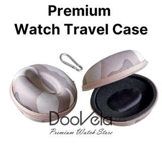 กล่องใส่นาฬิกาพกพาเกรดพรีเมี่ยม Watch Travel Case 1 ชิ้น ป้องกันนาฬิกาที่คุณรักได้อย่างดีเยี่ยม พร้อมส่ง