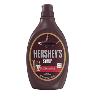 Hersheys Special Dark Mildly Sweet Chocolate Syrup เฮอร์ชี่ส์ สเปเชี่ยล ดาร์ก ไซรัป น้ำเชื่อมรสดาร์กช็อกโกแลต 623 กรัม