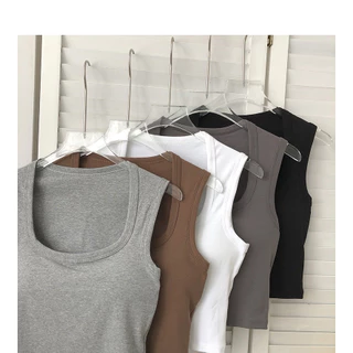 เสื้อกล้ามแฟชั่นแขนกุด B-074 เนื้อผ้านิ่มใส่สบาย มีฟองน้ำในตัว มีหลายสี