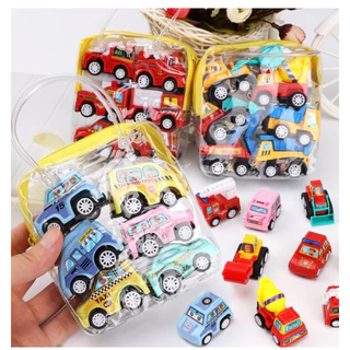 6pcs รถของเล่น ขนาดเล็ก สําหรับเด็ก รถสะสม รถของเล่น โมเดลรถ