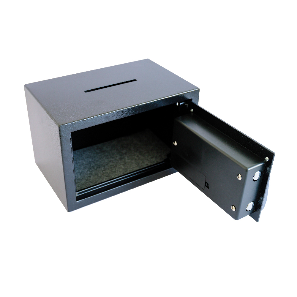 MOUNTAIN ตู้เซฟนิรภัย มีช่องหยอด ตู้เซฟเก็บเงิน รุ่น Everest 20DPS-BK (Size 31x20x20 cm.) Safe Deposit Box - รูปที่ 4