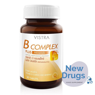 VISTRA B-COMPLEX PLUS Minerals วิสทร้า บี คอมเพล็กซ์ พลัส มิเนอรัล