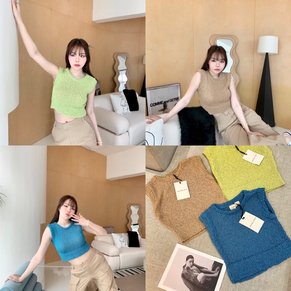 ส่งแมส 🛵 ✨“stripes knit Top” เสื้อไหมพรมผ้า Knit BRAND : VALEB BASIC STORE