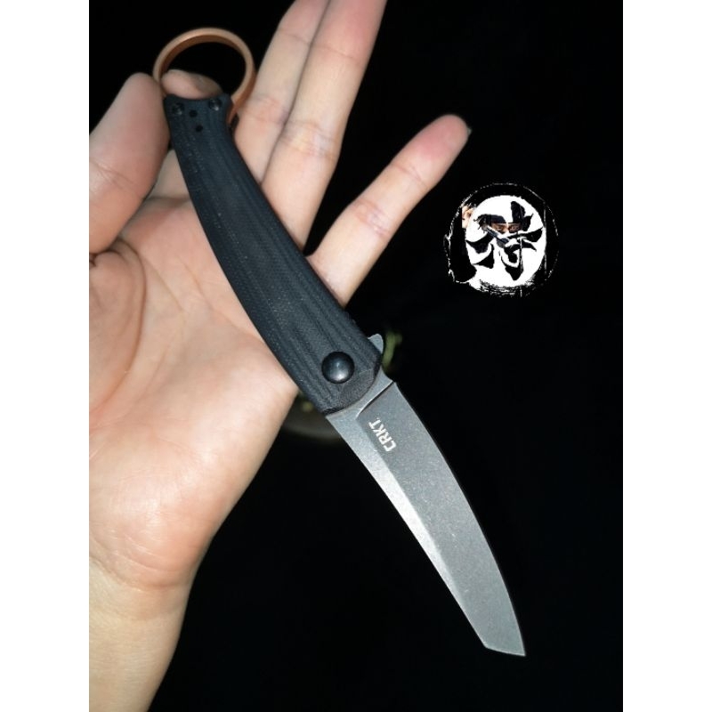 CRKT-7150​ ระบบ​ไล​เนอร์​ล็อค​ฟิ​บเปอร์​ วัสดุ​ใบ​:D2
