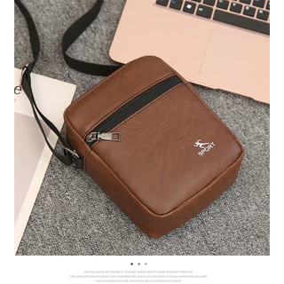 ✅ พร้อมส่ง ในไทย ถูกที่สุด ✅ กระเป๋าสะพายผู้ชาย กระเป๋าหนังPU วัสดุคุณภาพ
