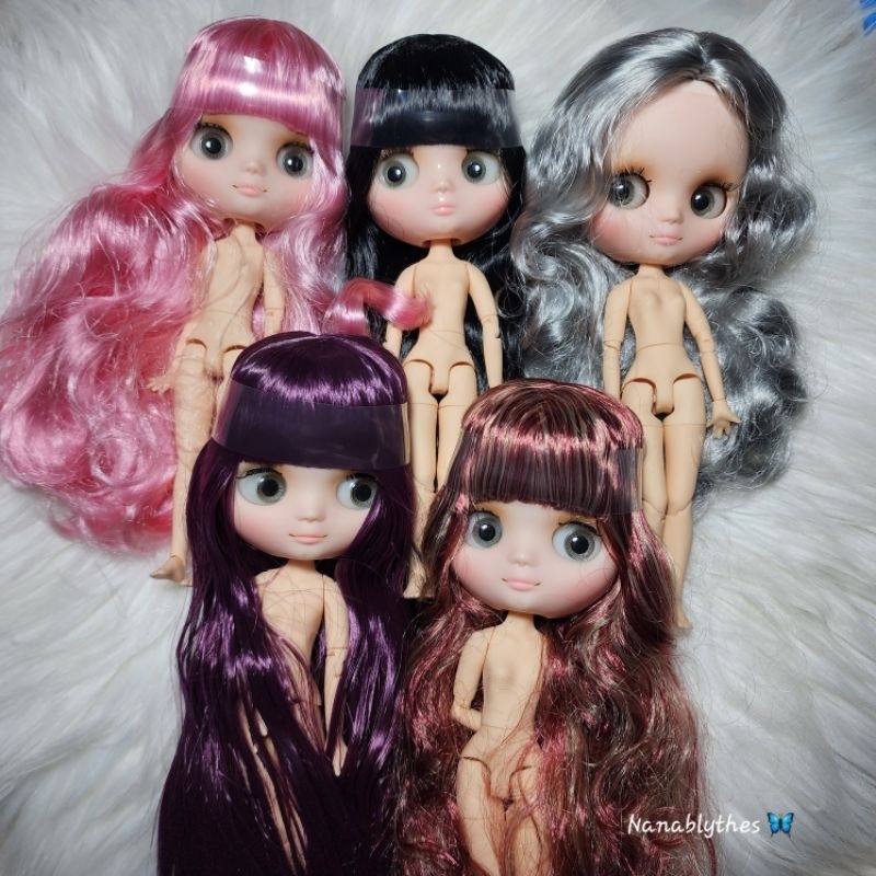 พร้อมส่ง 🦋 วิกผมตุ๊กตาบลายธ์ไซส์กลาง มิดดี้บลายธ์ Middie blythe doll wig