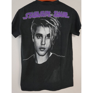 เสื้อยืดมือสอง Justin Bieber อก 18 ยาว 25 สภาพดี justin fc ไม่ควรพลาด