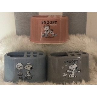 กล่องใส่แปลงสีฟัน-ยาสีฟัน   Snoopy  ลิขสิทธิ์แท้