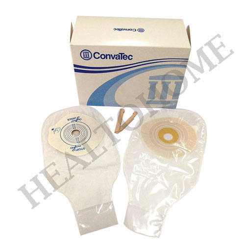 [ส่งจากร้านยา] Convatec Stomadress Plus Colostomy Ostomy Bag ถุงเก็บอุจจาระ แบบชิ้นเดียว ขนาด 19-64 มม. (ขาวใส) (1 ถุง)