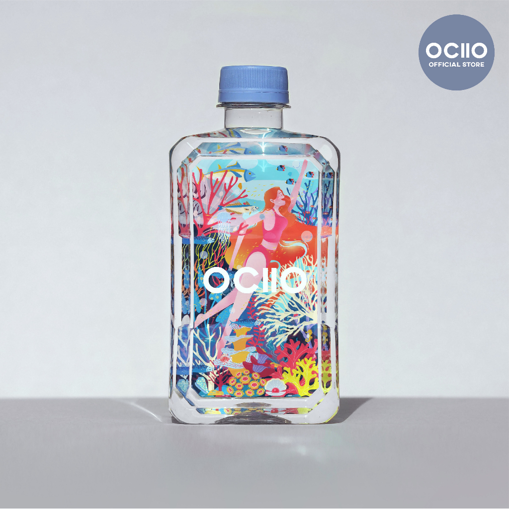 (ขวด 400ml) The Ocean Club, OCIIO โอซีโอน้ำดื่มออกซิเจน