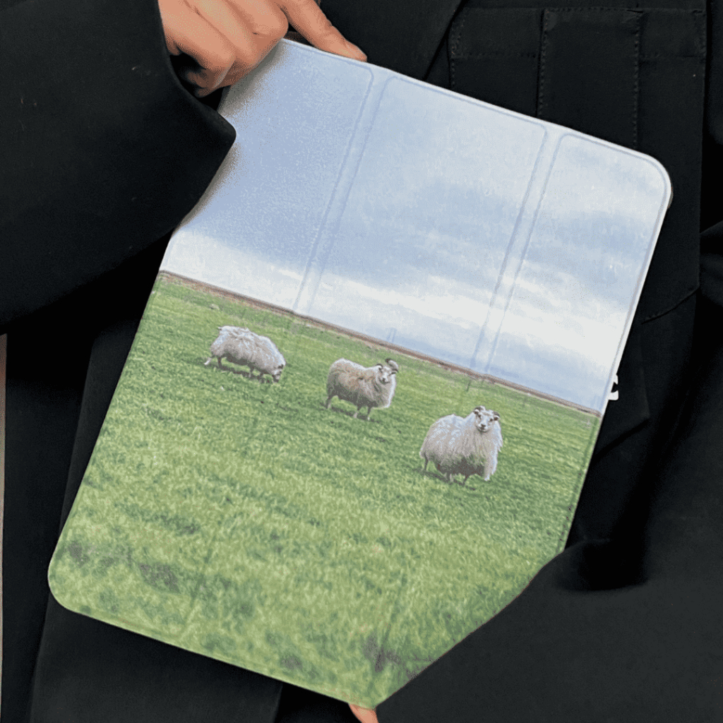 💫พร้อมส่ง💫เคสไอแพด Gen9 Air5 เคสiPad ทิวทัศน์ธรรมชาติ Gen8 AIR6 Air4 Case iPad มีที่เก็บปากกา Gen11 Air7 สไตล์เรียบง่า - รูปที่ 4