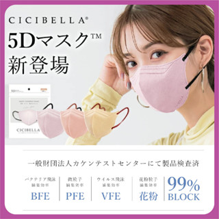 หน้ากากอนามัย Cicibella Mask รุ่น 5D ของแท้นำเข้าจากญี่ปุ่น