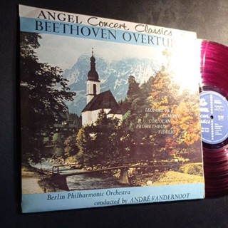 แผ่นเสียง 12 นิ้ว Beethoven Overtured เพลงเคลาสสิคยอดนิยมในอดิตชุด Angel Concert Classics  ทดลองฟังได้ ครับ