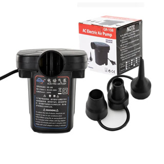 มาใหม่ Electric Air Pump เครื่องสูบลม ที่สูบลม ปั๊มเป่าลมยาง ที่สูบลมไฟฟ้า พกพา พร้อมหัว 3 ขนาด