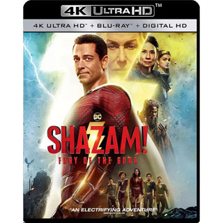 4K UHD หนังใหม่ เสียงไทยมาสเตอร์ Shazam! Fury of the Gods ชาแซม! จุดเดือดเทพเจ้า