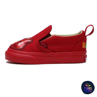 [ของแท้ ส่งฟรี PRE-ORDER] VANS TODDLER SLIP-ON V HARIBO - HARIBO GOLDBEARS RED