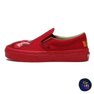 [ของแท้ ส่งฟรี PRE-ORDER] VANS KID CLASSIC SLIP-ON HARIBO - HARIBO GOLDBEARS RED