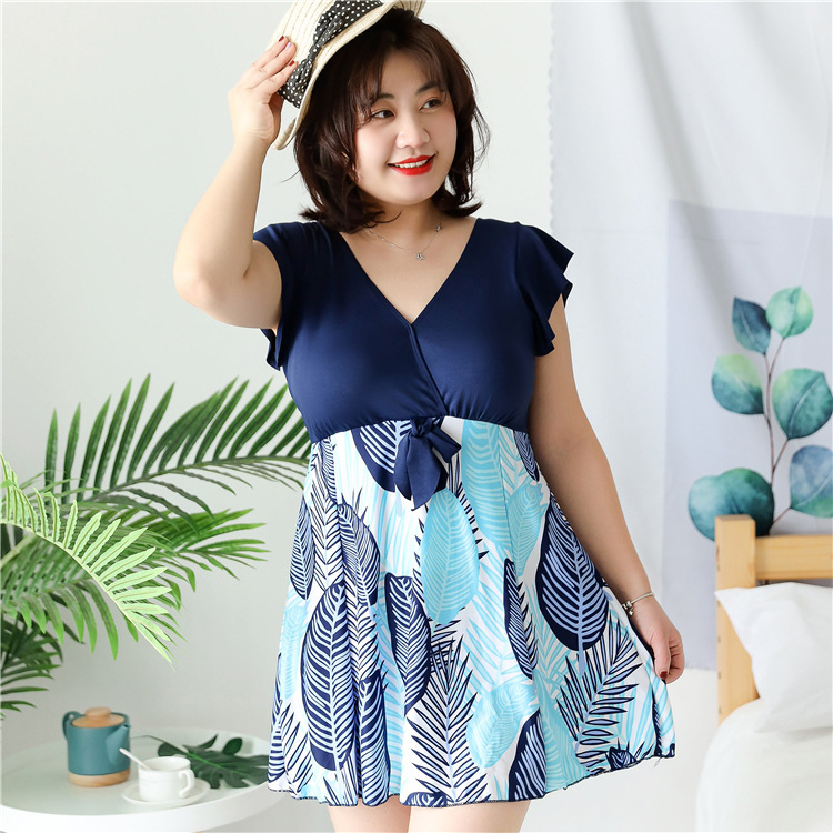 🔥พร้อมส่งจากไทย🔥 ชุดว่ายน้ำคนอ้วน  50~100kg  ชุดว่ายน้ำวันพีช เดรส ชุดว่ายน้ำ   ชุดว่ายน้ำสาว ชุดว่ายน้ำ - รูปที่ 6