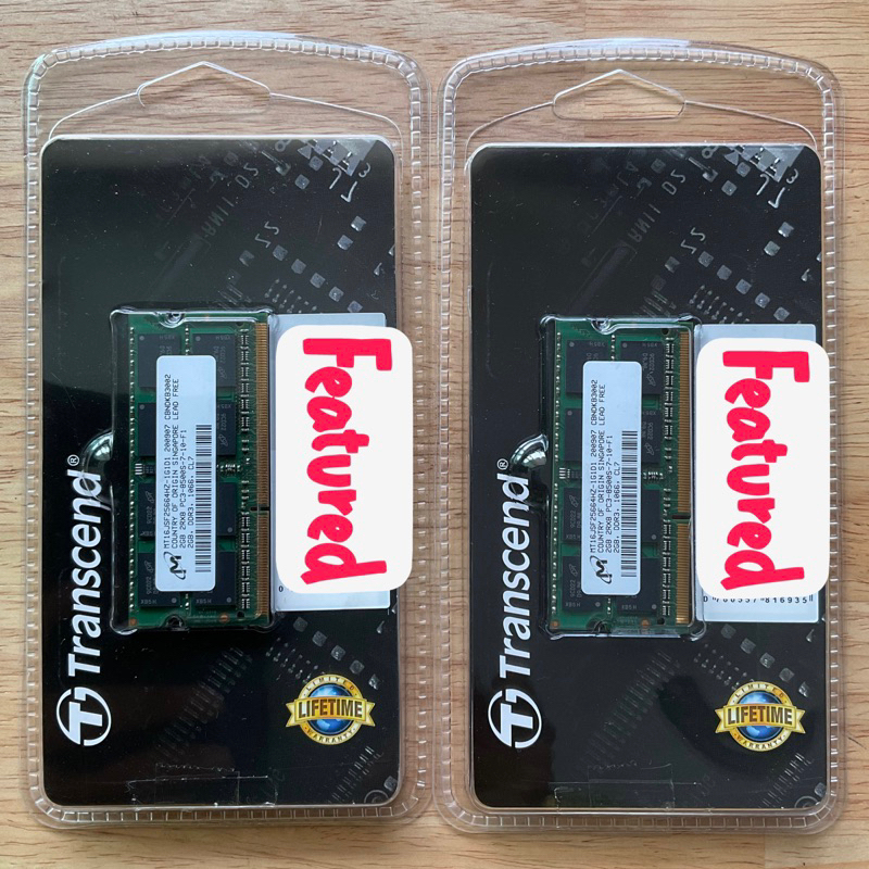 RAM Notebook หน่วยความจำคอมพิวเตอร์