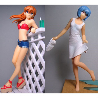 [ฟิกเกอร์แท้] Shin Seiki Evangelion - Souryuu Asuka Langley / Ayanami Rei - Sea Side (SEGA)