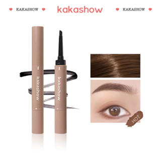 kakashow ดินสอเขียนคิ้ว แบบครีม 4 สี กันน้ํา ติดทนนาน พร้อมแปรงแต่งหน้า A680