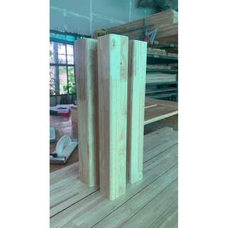 ท่อนไม้ยางพารา สำหรับทำขาโต๊ะและงาน DIY เคลือบยูรีเทนกันน้ำ