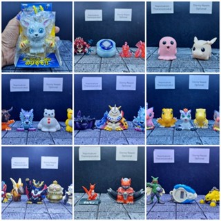 Digimon figure model gachapon งาน SD สวมนิ้ว ดิจิม่อน ฟิกเกอร์ โมเดล กาชาปอง พวงกุญแจ