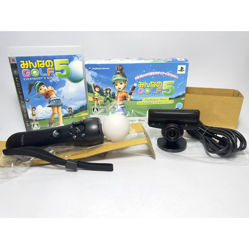 PLAY STATION MOVE BOXSET(PS3) : EVERYBODY’S GOLF 5 (Japan)  Minna no Golf 5 (PlayStation Move Beginner's Pack)[PS3]