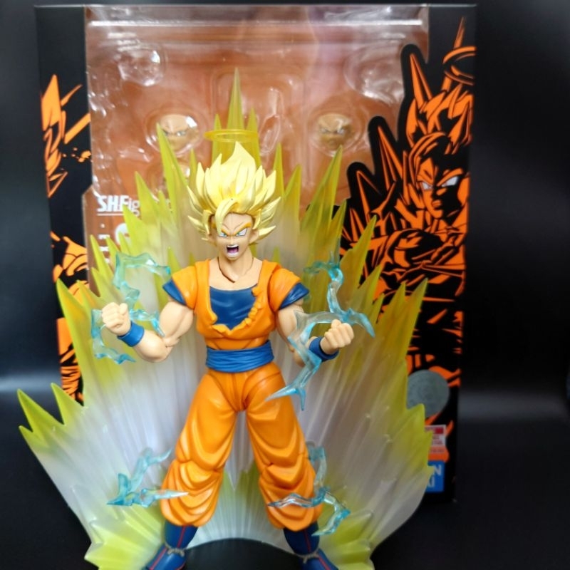 ของแท้💥 มือสอง S.H.Figuarts SHF Son Goku Super Saiyan2 SDCC 2022 Event Exclusive Color Edition ( Dra